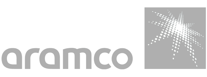 Saudi Aramco Logo Grey